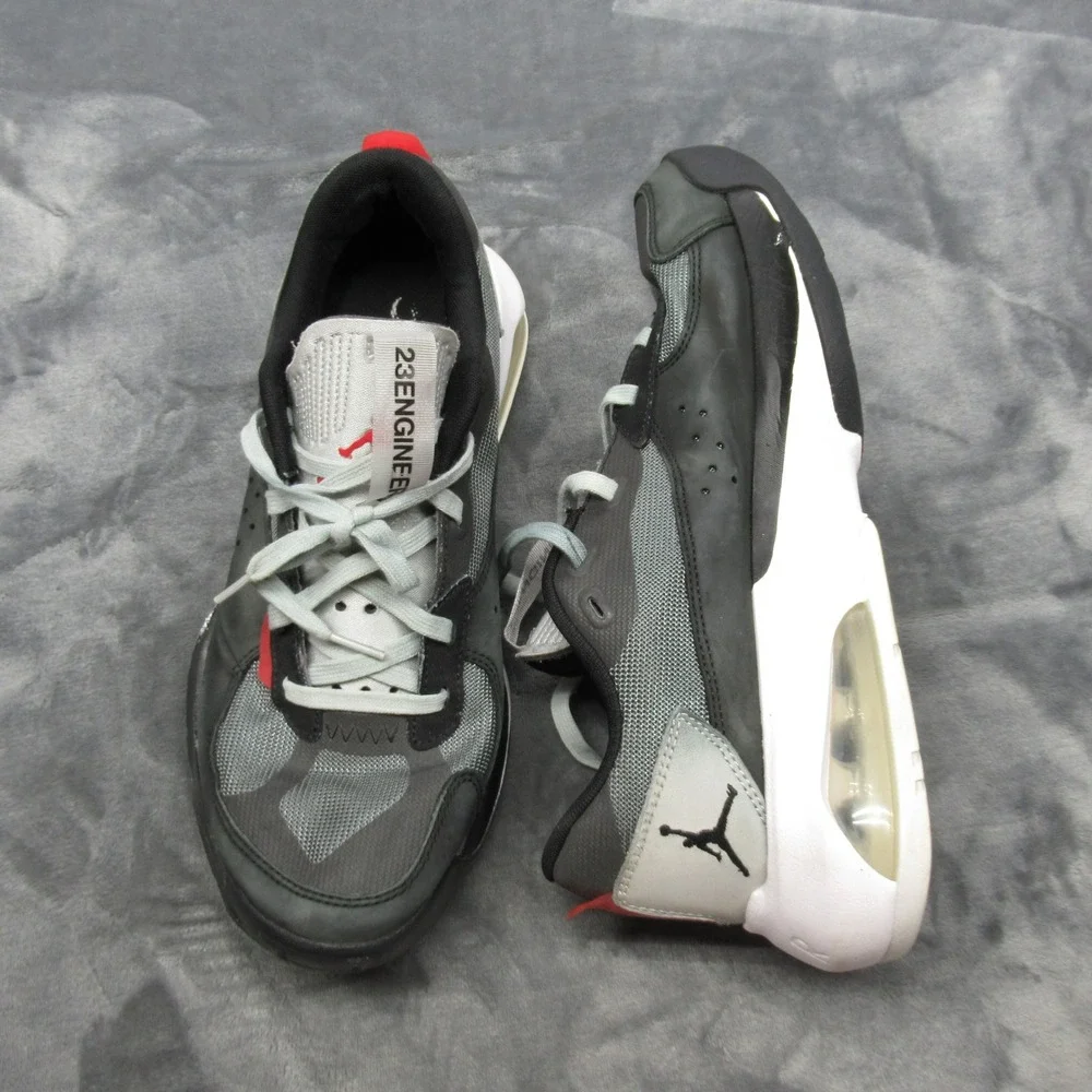 Jordan Air‎ 200E Sneakers Mens 11.5 Black Low Top Cushioned Lace Athletic Chunky